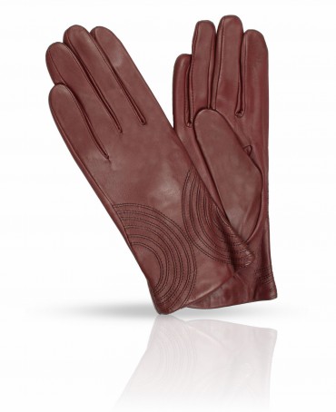 Перчатки Женские 11_ORA/BORDO//11